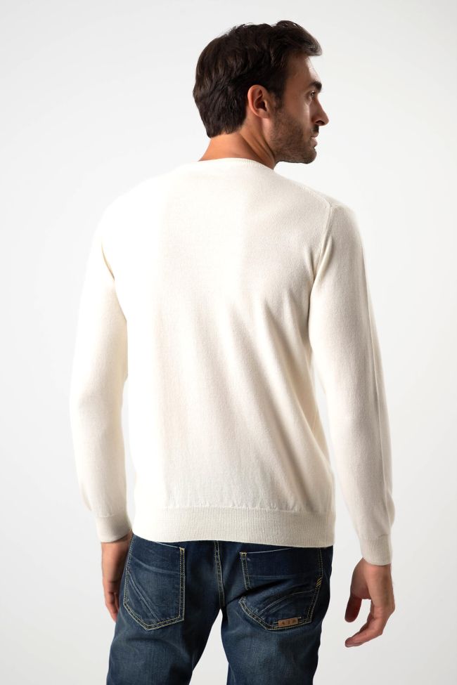 Privati Firenze Strickwaren Herren Privati Firenze Rundhalsausschnitt Slim Einfarbig 90% Wolle 10% Kaschmir