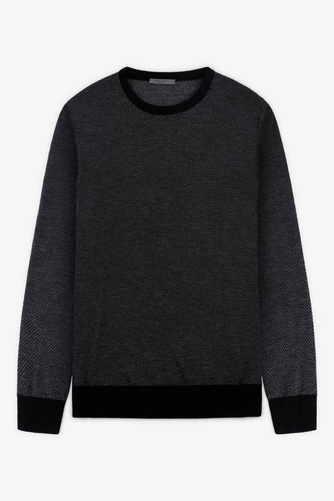 privati firenze Strickwaren Herren Privati Firenze Rundhalsausschnitt Slim Halb Unifarben 30% Seide 70% Wolle