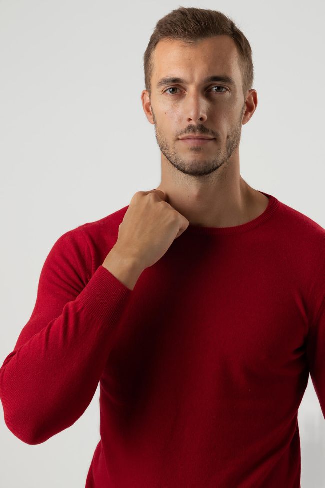 Privati Firenze Strickwaren Herren Privati Firenze Rundhalsausschnitt Slim Einfarbig 100% Kaschmir