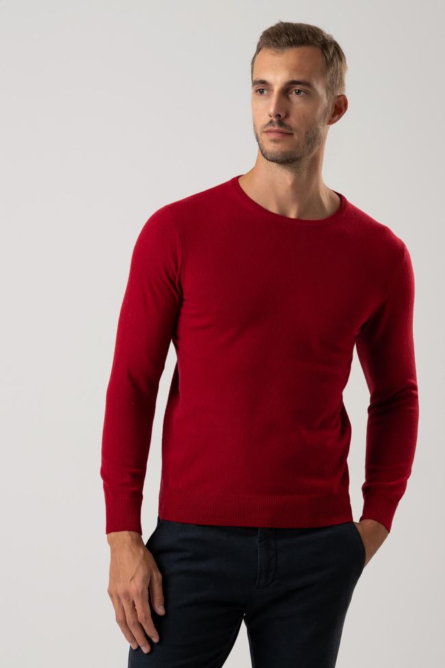 privati firenze Strickwaren Herren Privati Firenze Rundhalsausschnitt Slim Einfarbig 100% Kaschmir