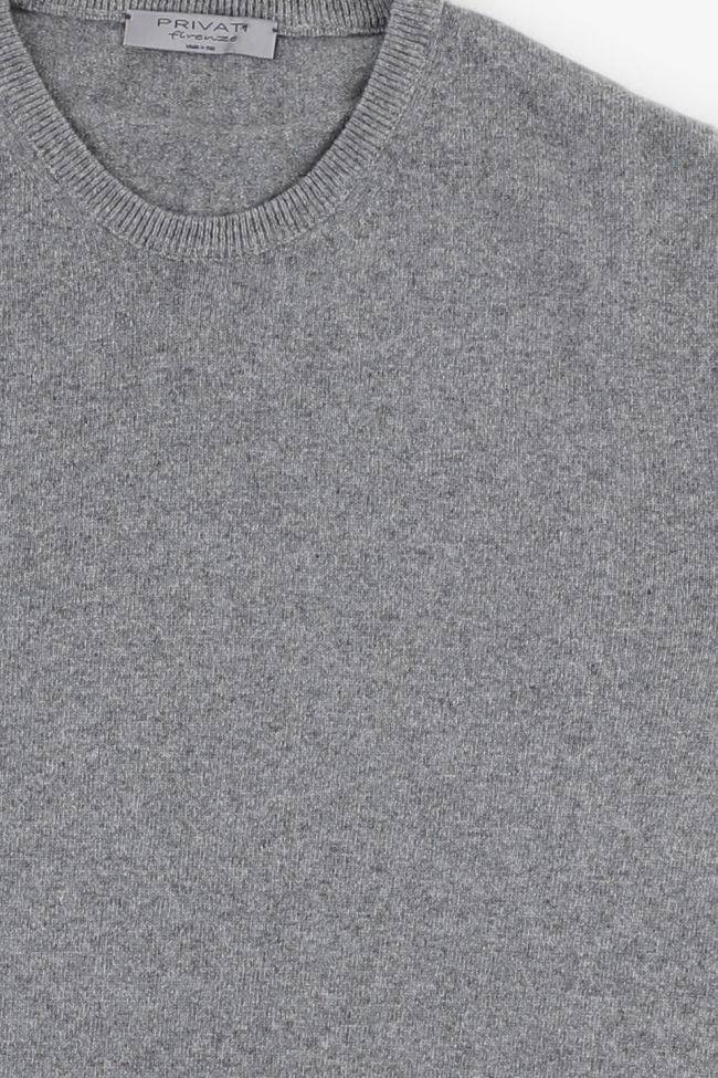 Privati Firenze Strickwaren Herren Privati Firenze Rundhalsausschnitt Regular Einfarbig 100% Kaschmir