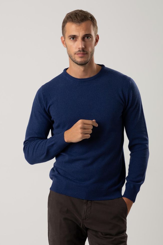 Privati Firenze Strickwaren Herren Privati Firenze Rundhalsausschnitt Slim Einfarbig 100% Kaschmir