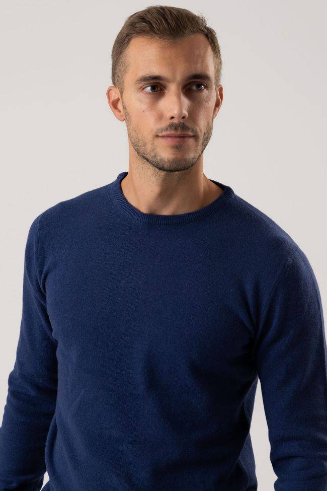 privati firenze Strickwaren Herren Privati Firenze Rundhalsausschnitt Slim Einfarbig 100% Kaschmir