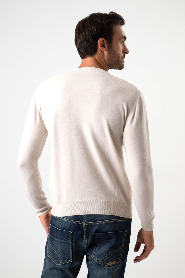 Privati Firenze Strickwaren Herren Privati Firenze Rundhalsausschnitt Slim Einfarbig 90% Wolle 10% Kaschmir