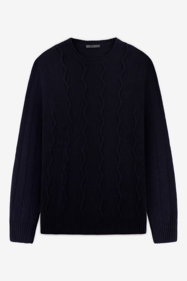 privati firenze Strickwaren Herren Privati Firenze Rundhalsausschnitt Slim Muster 100% Wolle