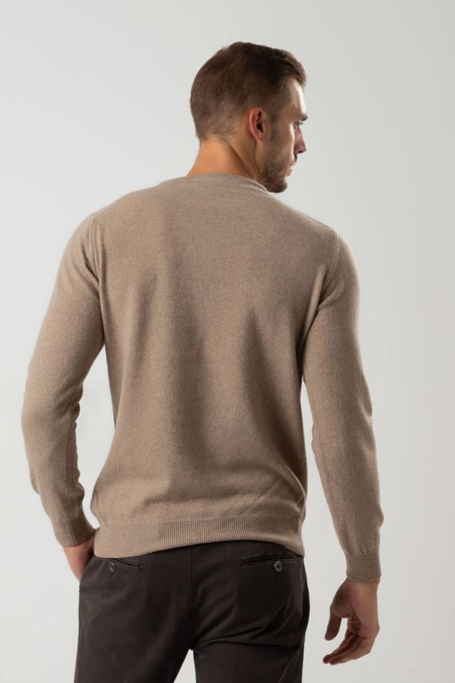 Privati Firenze Strickwaren Herren Privati Firenze Rundhalsausschnitt Slim Einfarbig 100% Kaschmir