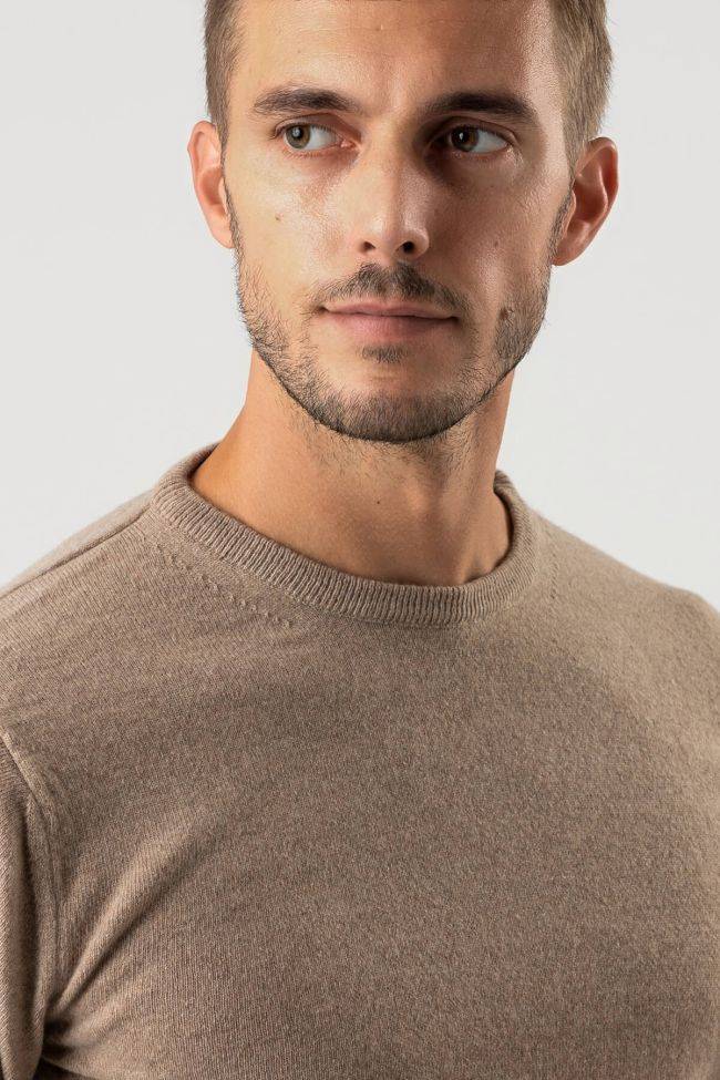 Privati Firenze Strickwaren Herren Privati Firenze Rundhalsausschnitt Slim Einfarbig 100% Kaschmir