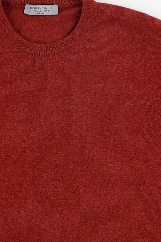 Privati Firenze Strickwaren Herren Privati Firenze Rundhalsausschnitt Regular Einfarbig 90% Wolle 10% Kaschmir