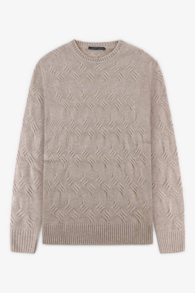 privati firenze Strickwaren Herren Privati Firenze Rundhalsausschnitt Slim Muster 90% wolle 10% Kaschmir