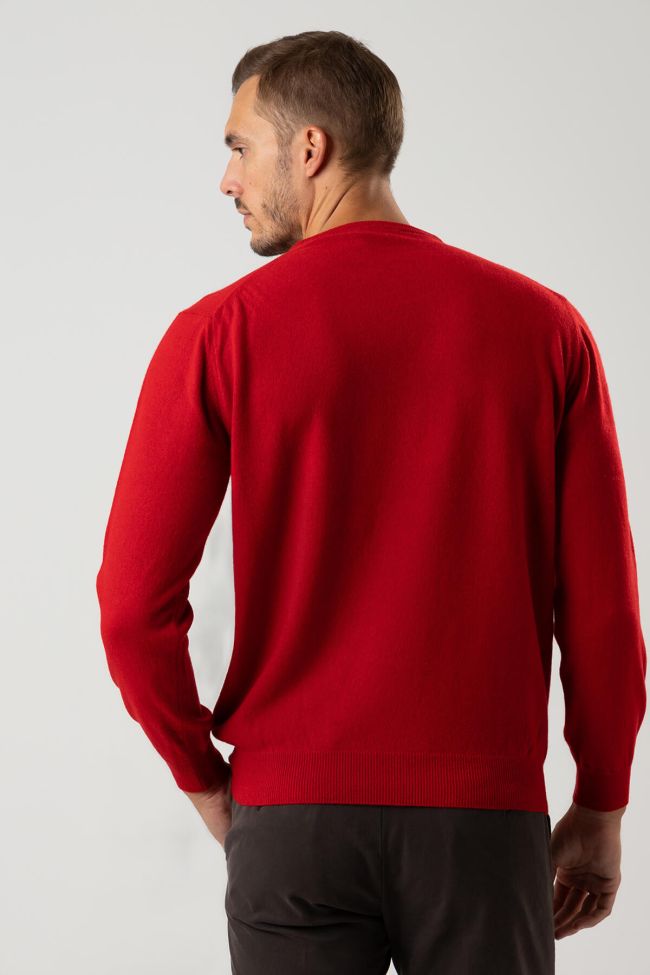 Privati Firenze Strickwaren Herren Privati Firenze Rundhalsausschnitt Slim Einfarbig 100% Kaschmir