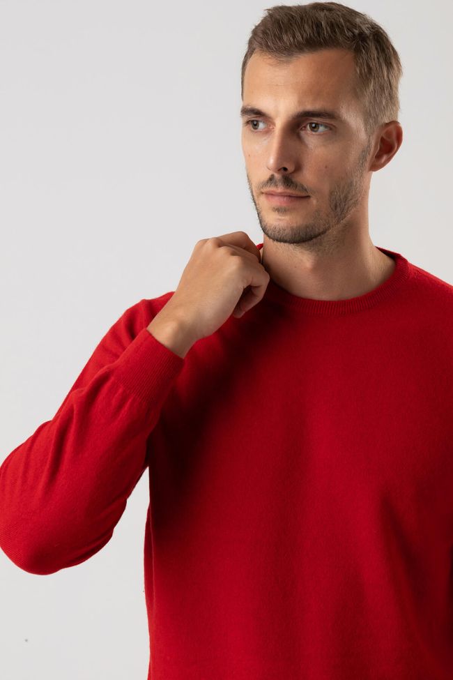 Privati Firenze Strickwaren Herren Privati Firenze Rundhalsausschnitt Slim Einfarbig 100% Kaschmir