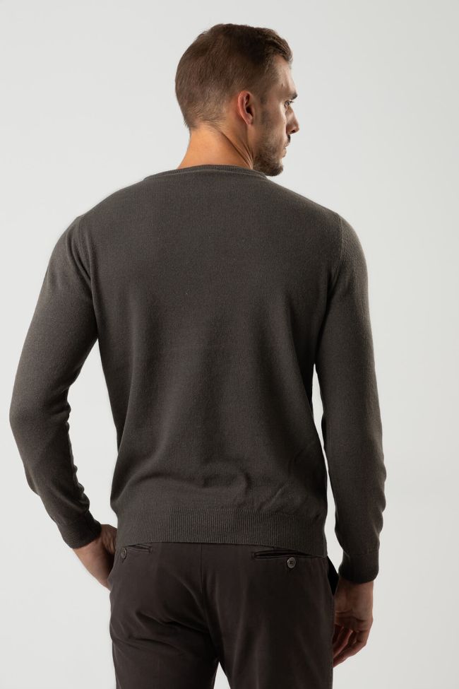 Privati Firenze Strickwaren Herren Privati Firenze Rundhalsausschnitt Slim Einfarbig 100% Kaschmir