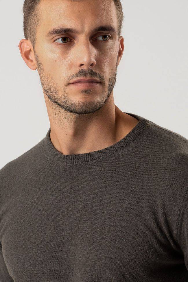 Privati Firenze Strickwaren Herren Privati Firenze Rundhalsausschnitt Slim Einfarbig 100% Kaschmir