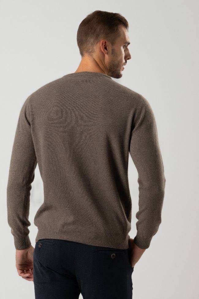 Privati Firenze Strickwaren Herren Privati Firenze Rundhalsausschnitt Slim Einfarbig 100% Kaschmir