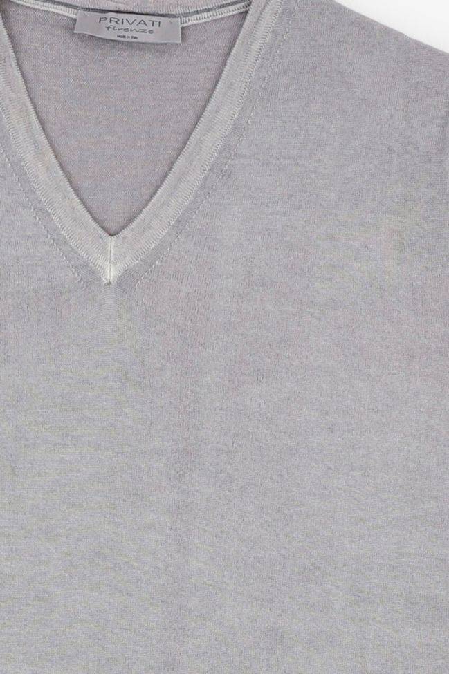 Privati Firenze Strickwaren Herren Privati Firenze V-Ausschnitt Regular Einfarbig 100% Merinowolle