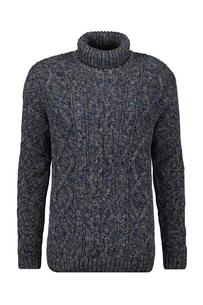 ragman Strickwaren Herren Ragman hoher Kragen Classic