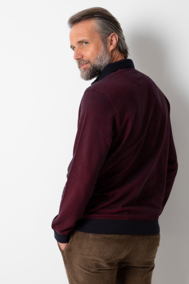 Ragman Strickwaren Herren Ragman Polokragen Classic Einfarbig 100% Winter Cotton