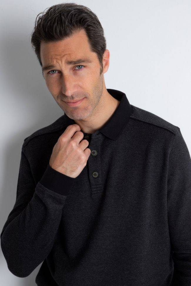 ragman Strickwaren Herren Ragman Polokragen Classic Einfarbig 100% winter cotton