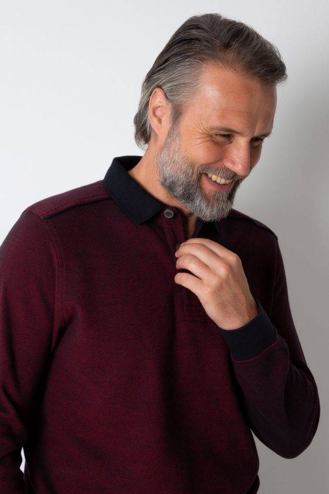 ragman Strickwaren Herren Ragman Polokragen Classic Einfarbig 100% winter cotton