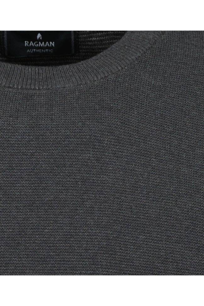 Ragman Strickwaren Herren Ragman Rundhalsausschnitt Classic