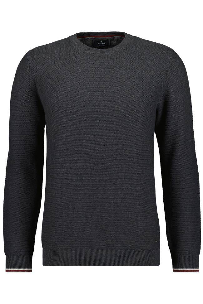 ragman Strickwaren Herren Ragman Rundhalsausschnitt Classic