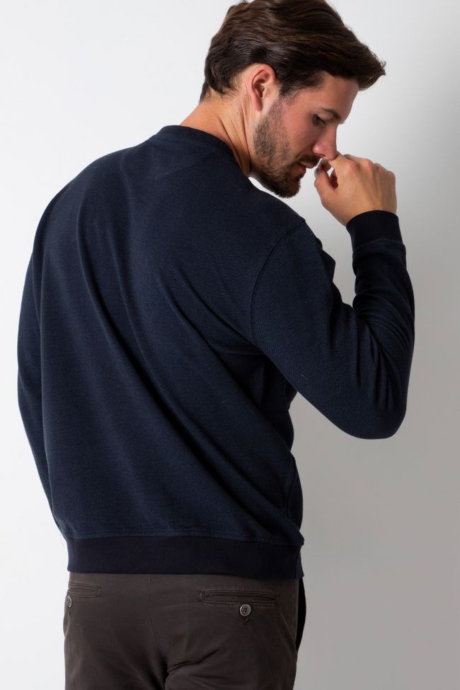 Ragman Strickwaren Herren Ragman Rundhalsausschnitt Classic Einfarbig 100% Winter Cotton