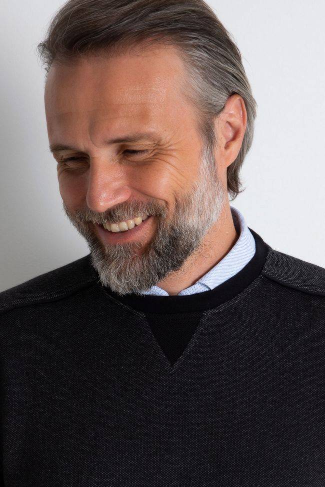 Ragman Strickwaren Herren Ragman Rundhalsausschnitt Classic Einfarbig 100% Winter Cotton