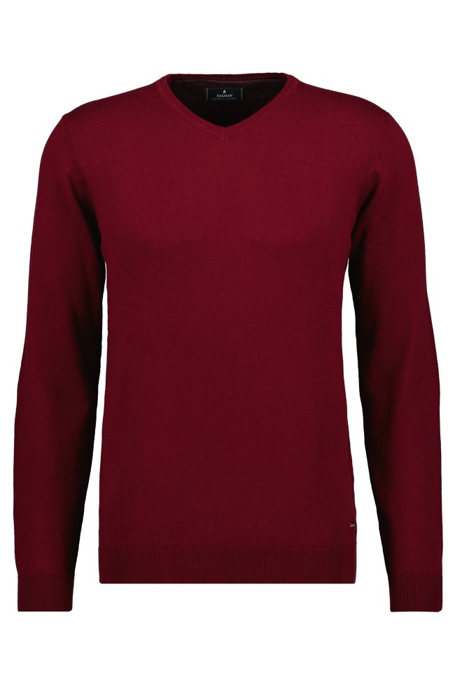ragman Strickwaren Herren Ragman V-Ausschnitt Classic
