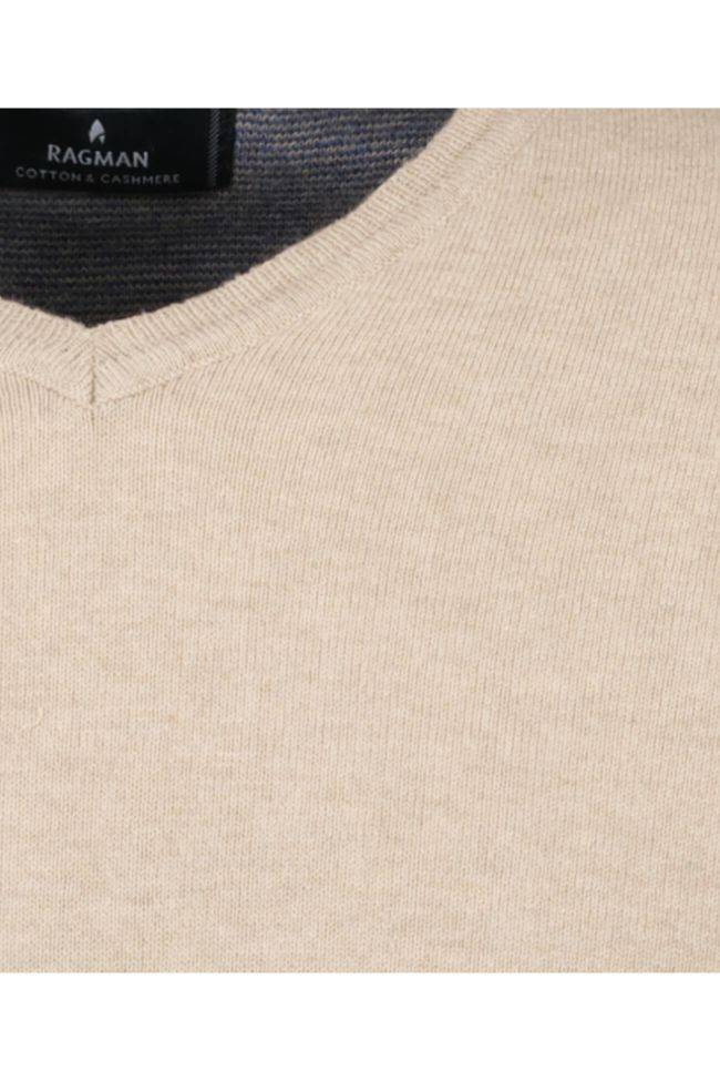 Ragman Strickwaren Herren Ragman V-Ausschnitt Classic