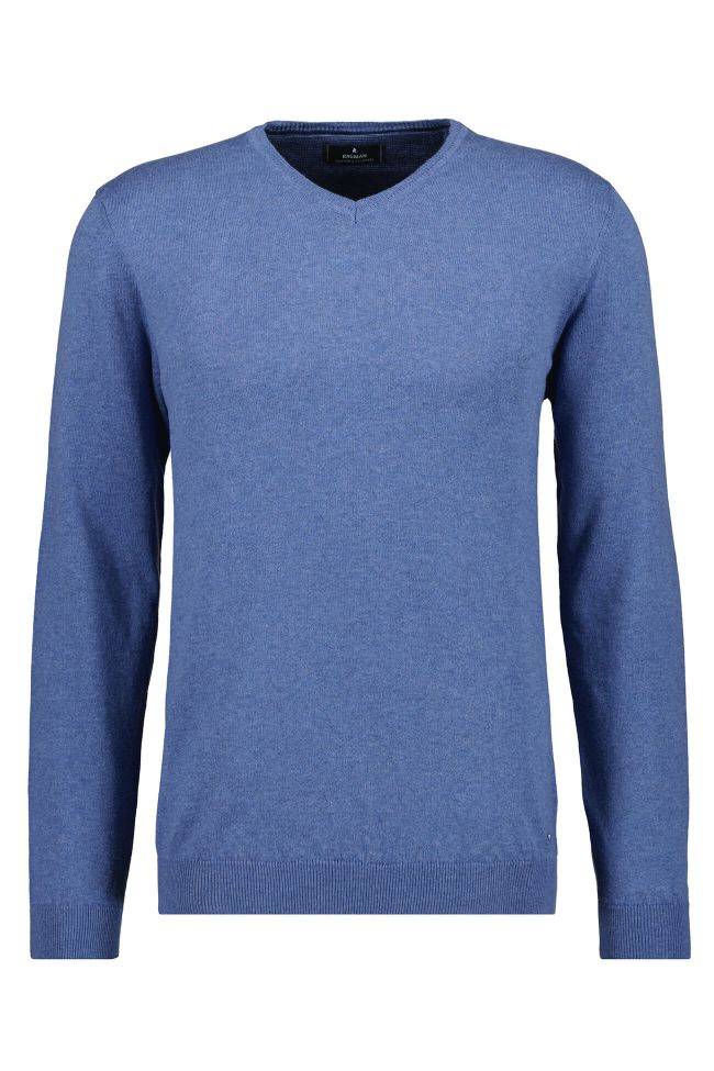 ragman Strickwaren Herren Ragman V-Ausschnitt Classic