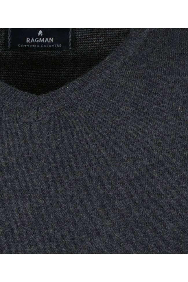 Ragman Strickwaren Herren Ragman V-Ausschnitt Classic