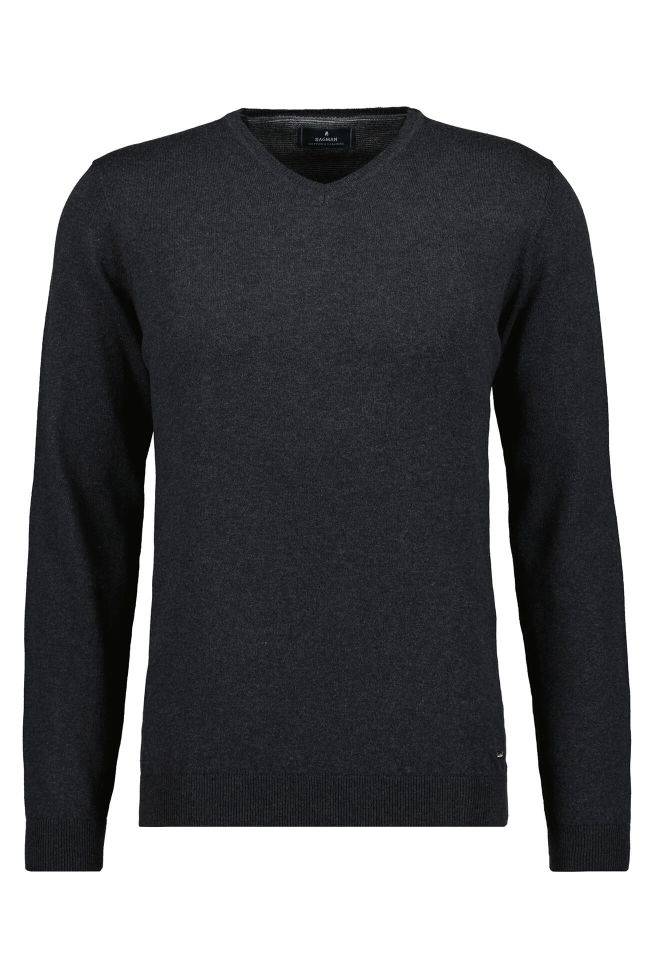 ragman Strickwaren Herren Ragman V-Ausschnitt Classic