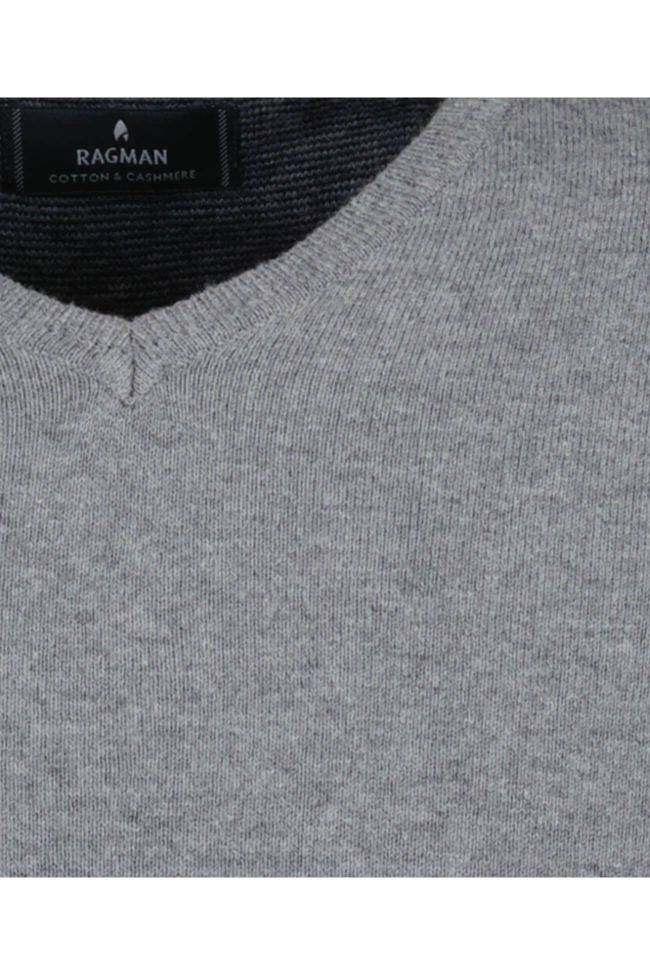 Ragman Strickwaren Herren Ragman V-Ausschnitt Classic