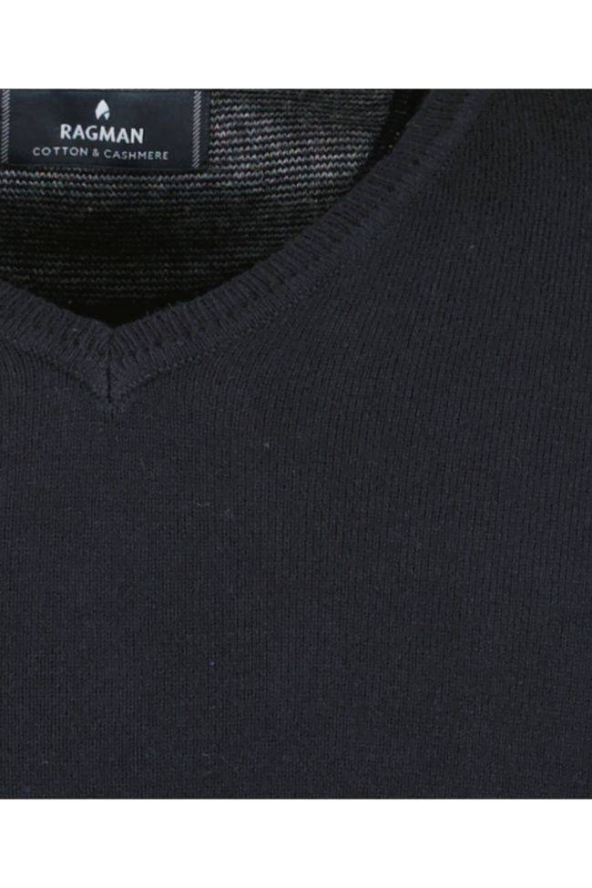 Ragman Strickwaren Herren Ragman V-Ausschnitt Classic