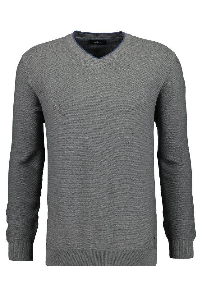 ragman Strickwaren Herren Ragman V-Ausschnitt Regular