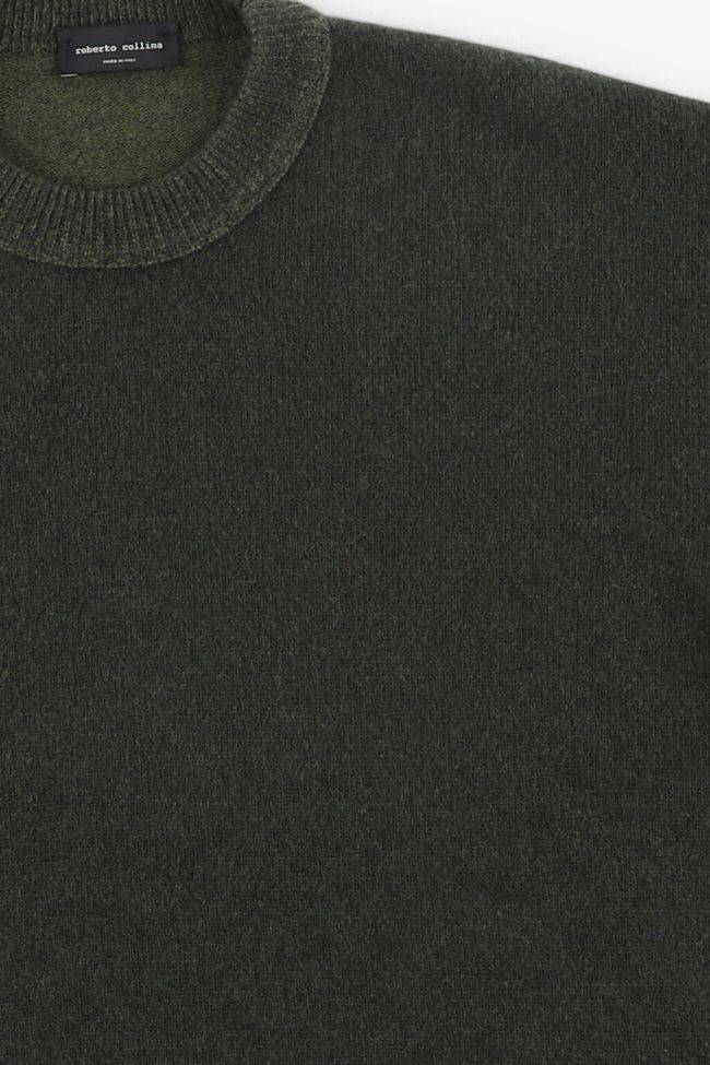 Roberto Collina Strickwaren Herren Roberto Collina Rundhalsausschnitt Classic Einfarbig 90% Baumwolle - 10% Kaschmir