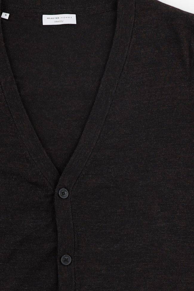 Selected Strickwaren Herren Selected Cardigan Slim Einfarbig 100% Merinowolle