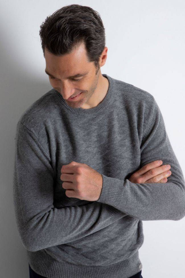 Telayo Strickwaren Herren Telayo Rundhalsausschnitt Slim Einfarbig 40% Wool 30% Vi 20% Pa 10% Cashmere