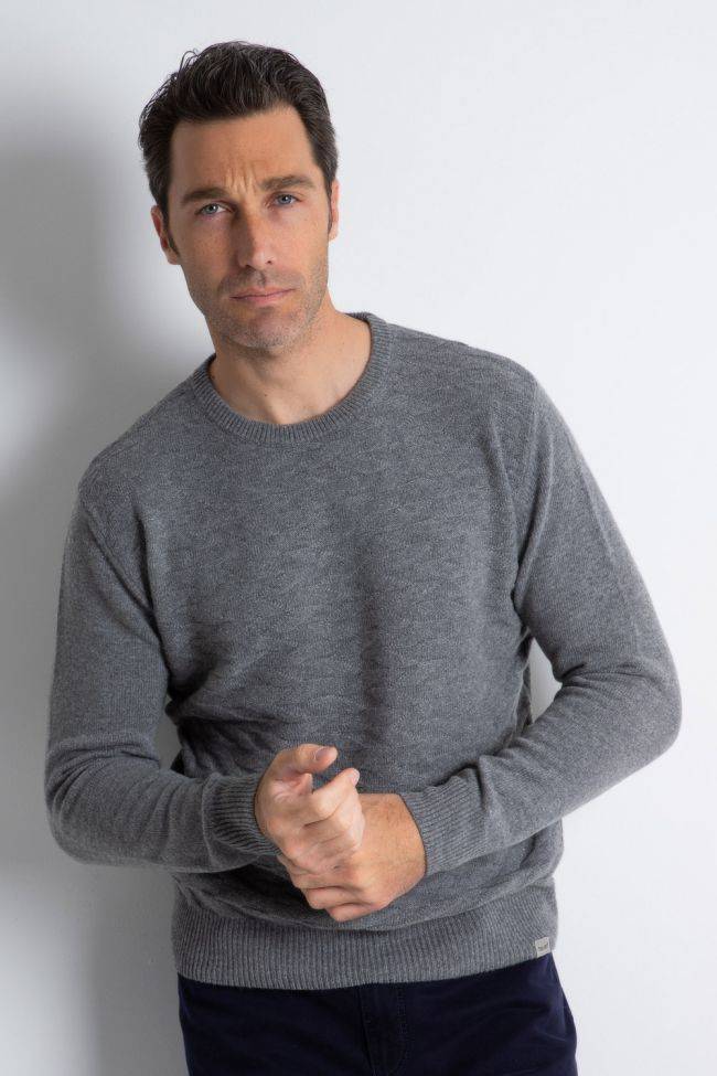 Telayo Strickwaren Herren Telayo Rundhalsausschnitt Slim Einfarbig 40% Wool 30% Vi 20% Pa 10% Cashmere