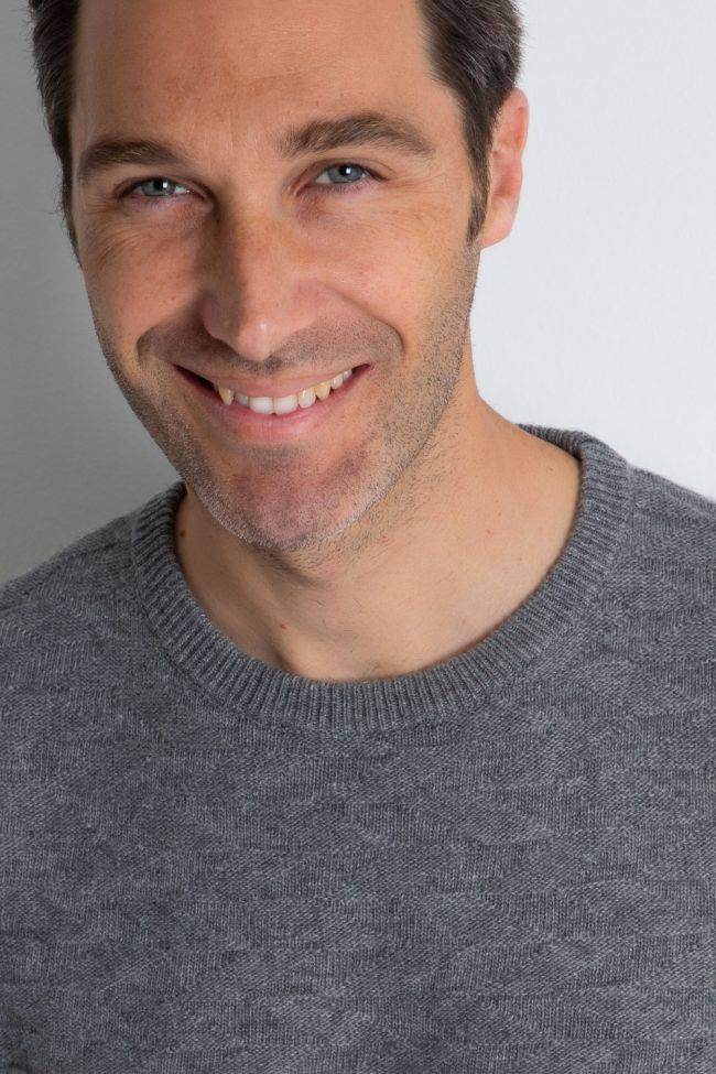 telayo Strickwaren Herren Telayo Rundhalsausschnitt Slim Einfarbig 40% wool 30% vi 20% pa 10% cashmere