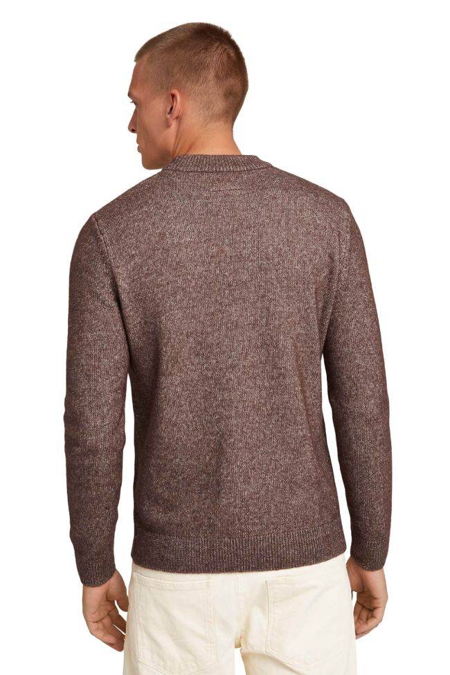 Tom Tailor Strickwaren Herren Tom Tailor Rundhalsausschnitt Regular Einfarbig