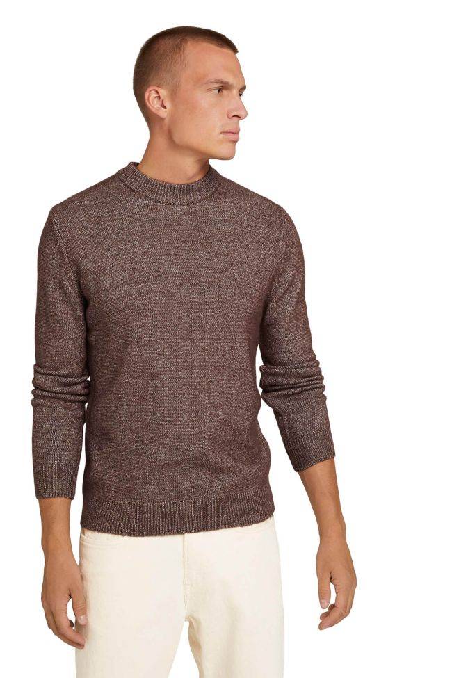 tom tailor Strickwaren Herren Tom Tailor Rundhalsausschnitt Regular Einfarbig