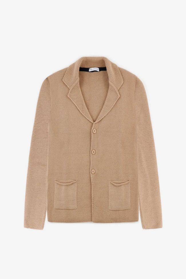 Trepuntonove Strickwaren Herren Trepuntonove Jacke Slim Einfarbig 100% Acrilico