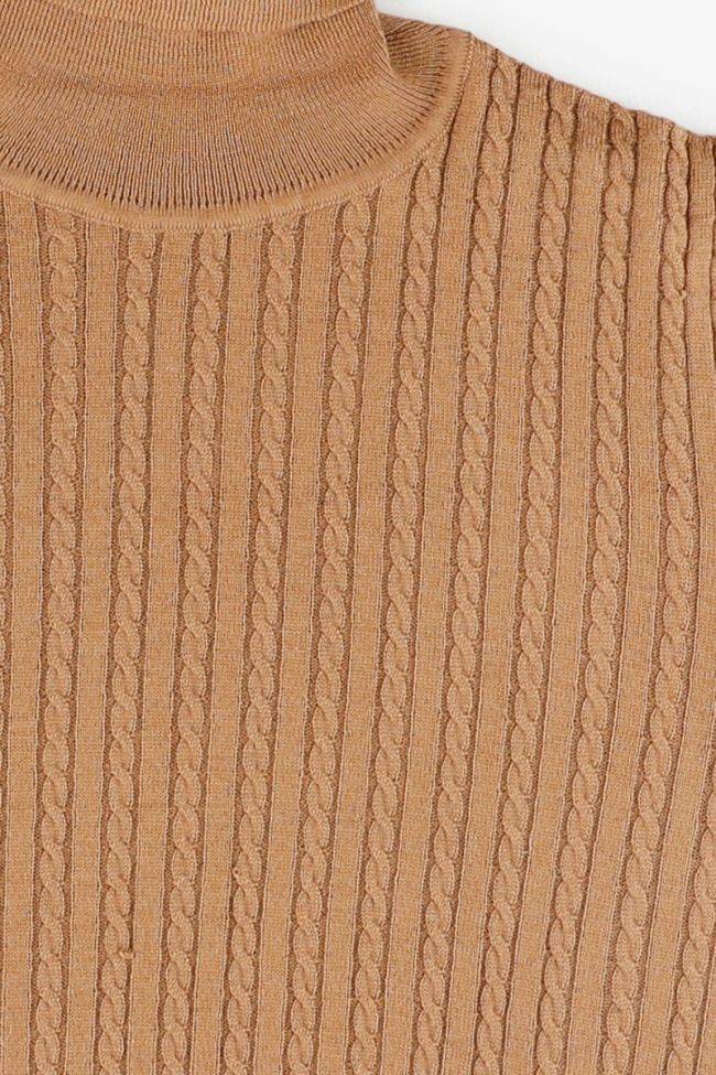Xagon Strickwaren Herren Xagon Hoher Kragen Regular Halb Unifarben 50% Merinowolle 50% Acryl