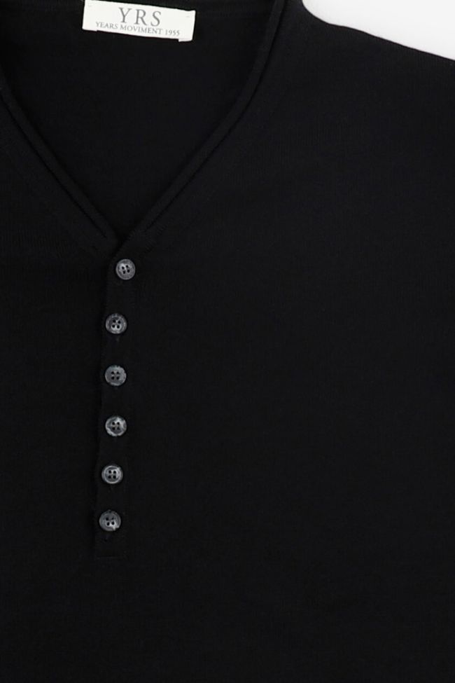 Yrs Strickwaren Herren YRS V-Ausschnitt Regular Einfarbig 100% Merinowolle Extrafine