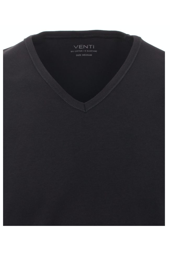 Venti T-shirt Herren Venti Regular Einfarbig Kurze Ärmel