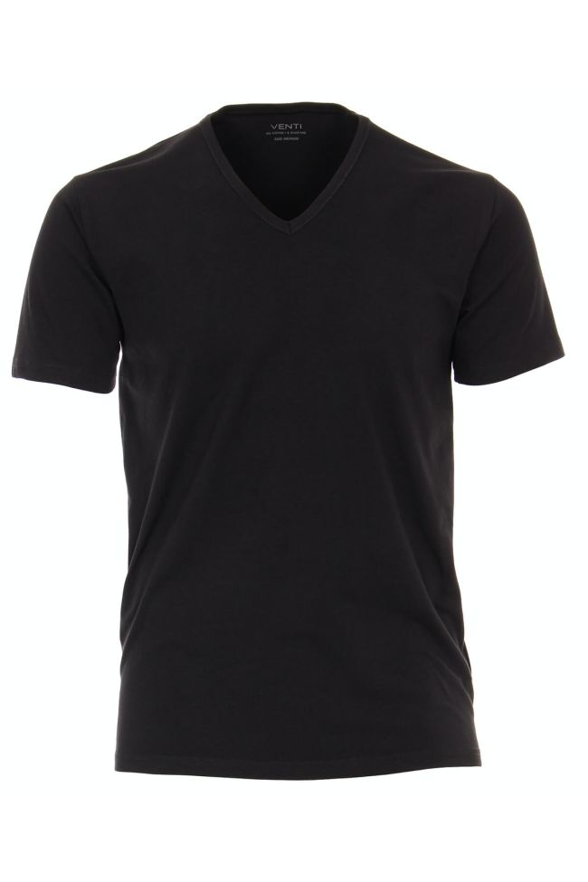 venti T-shirt Herren Venti Regular Einfarbig Kurze Ärmel