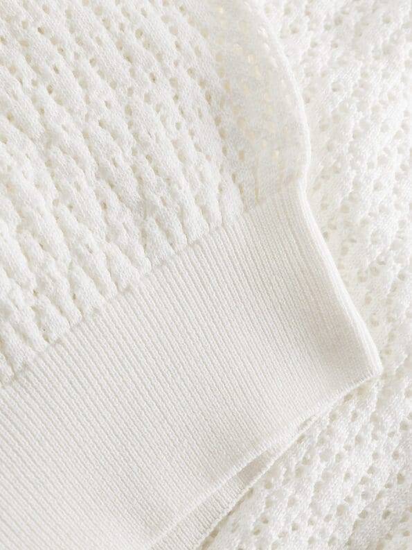 Mademoiselle YéYé Ajour Stricktop Aus Bio-Baumwolle