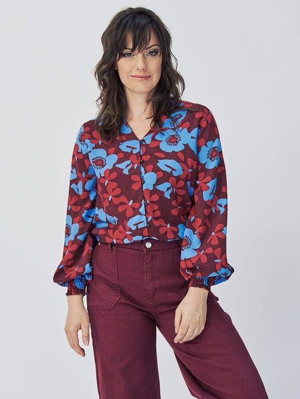 Mademoiselle YéYé Bluse Mit Ballonärmeln Aus Ecovero By Lenzing