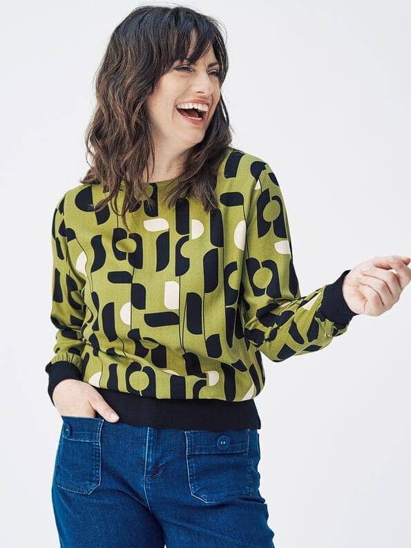 Mademoiselle YéYé Blusentop Mit Ribb Aus Ecovero By Lenzing